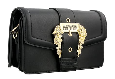 versace jeans black ripped shoulder bag|Versace Jeans bag price.